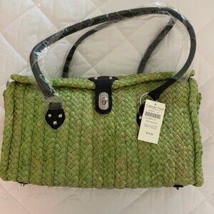 Straw Duffle Bag- Never been used